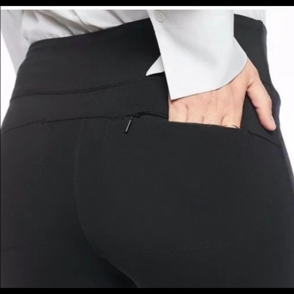 Athleta Metro Velvet Side Stripes Tux Leggings - Picture 11 of 11